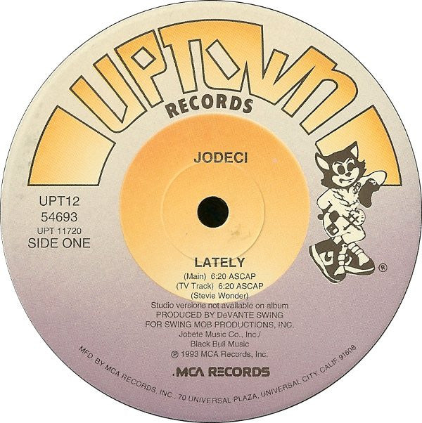 Jodeci : Lately (12", Single)