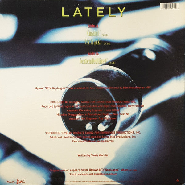 Jodeci : Lately (12", Single)