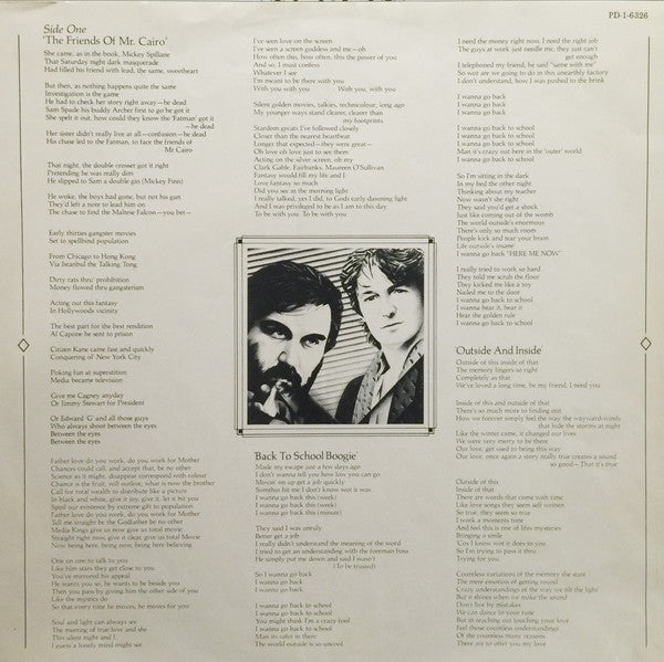 Jon & Vangelis : The Friends Of Mr Cairo (LP, Album)