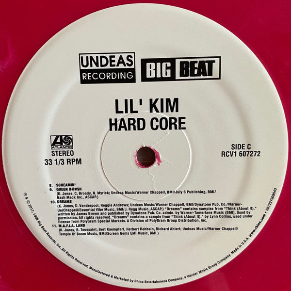 Lil' Kim : Hard Core (2xLP, Album, Club, Ltd, Num, RE, Pin)