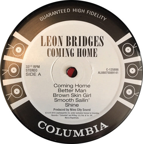 Leon Bridges : Coming Home (LP, Album, Uni)
