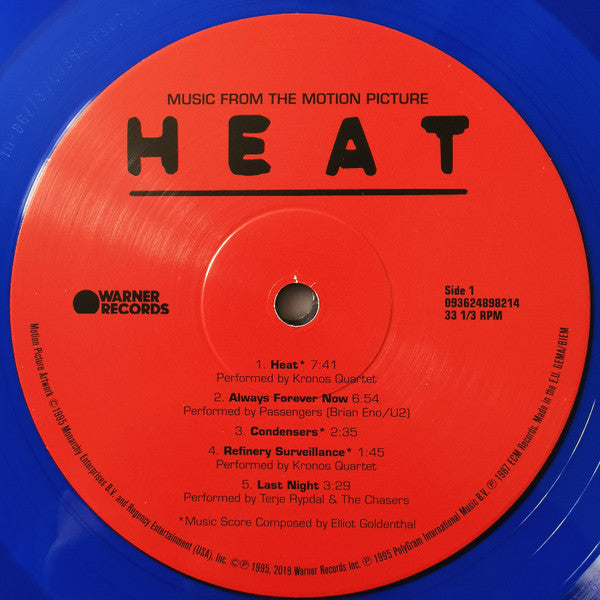 Various : Heat (Music From The Motion Picture) (2xLP, RE, Blu)