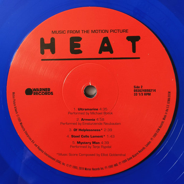 Various : Heat (Music From The Motion Picture) (2xLP, RE, Blu)
