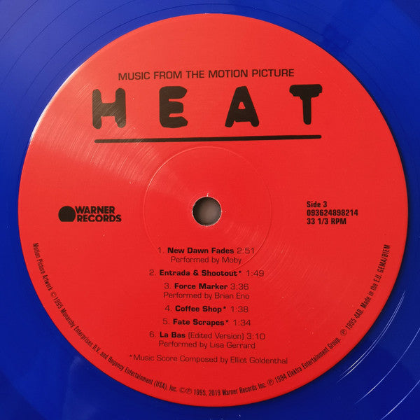 Various : Heat (Music From The Motion Picture) (2xLP, RE, Blu)