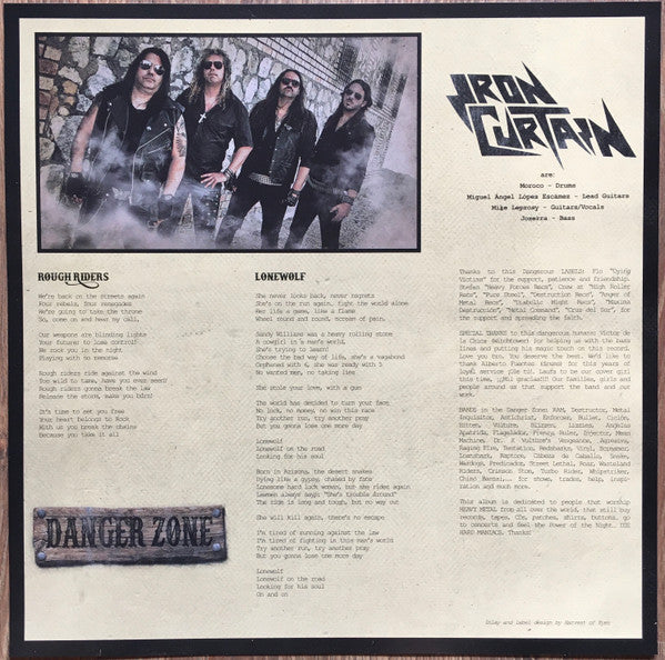 Iron Curtain (8) : Danger Zone (LP, Album)