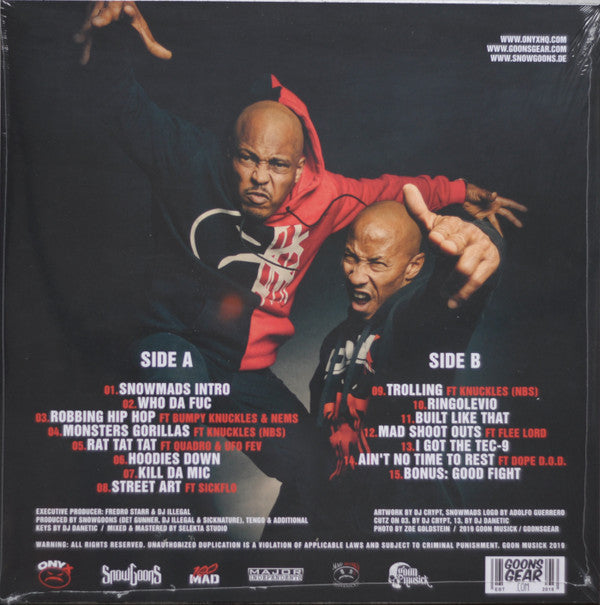 Onyx & Snowgoons : SnowMads (LP, Album, Ltd, Num, Red)