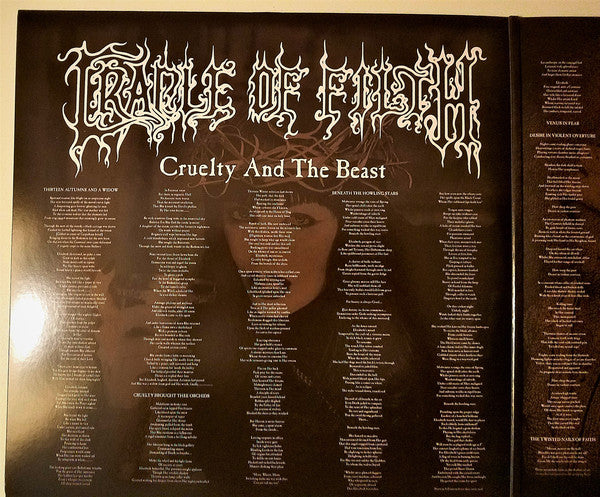 Cradle Of Filth : Cruelty And The Beast (Re-Mistressed) (2xLP, Album, RE, RM, Bon)