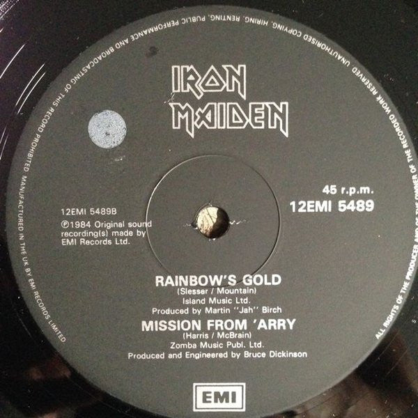 Iron Maiden : 2 Minutes To Midnight (12", Single)