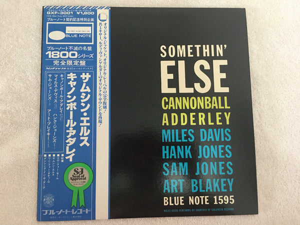 Cannonball Adderley : Somethin' Else (LP, Album, Promo, RE)