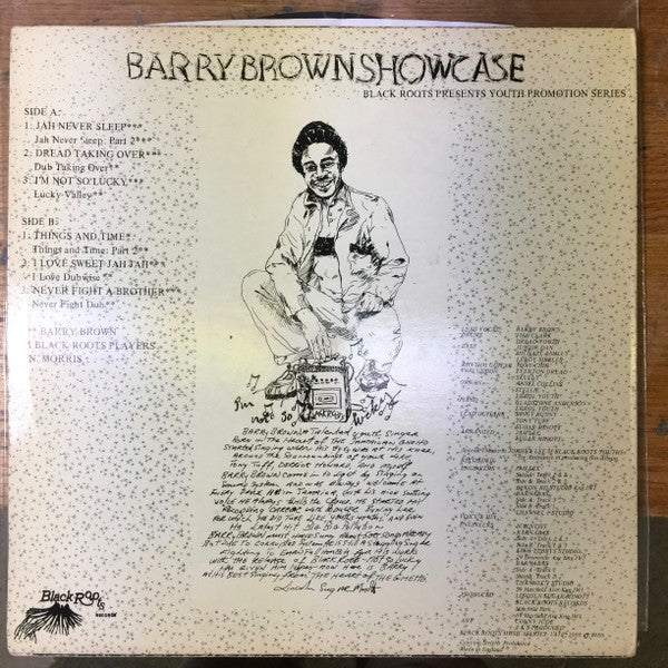 Barry Brown : I'm Not So Lucky (Showcase) (LP, Album, W/Lbl)
