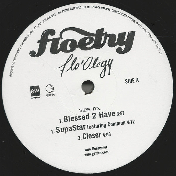 Floetry : Flo'Ology (2xLP, Album, Promo)