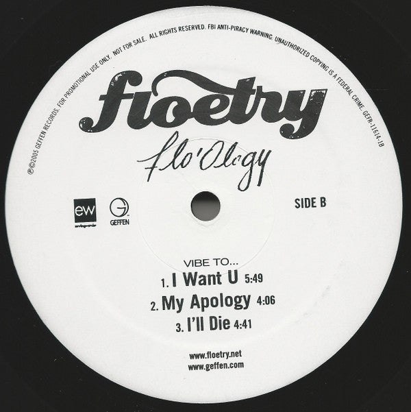 Floetry : Flo'Ology (2xLP, Album, Promo)