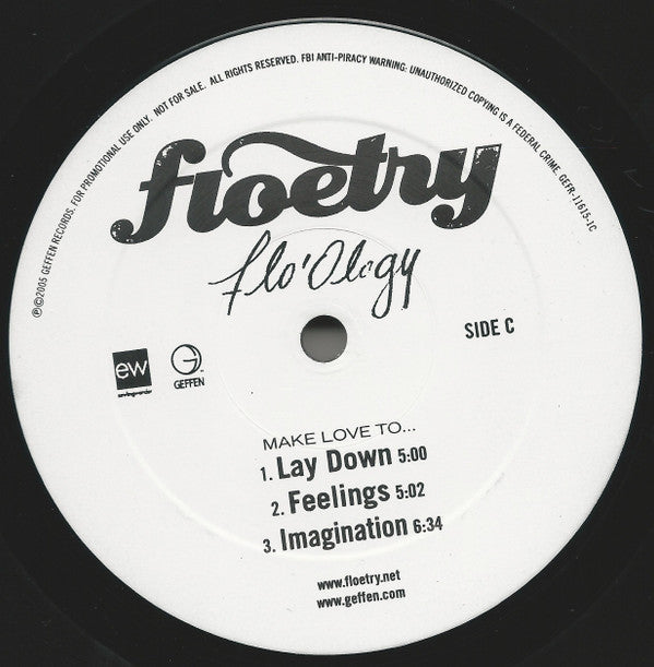 Floetry : Flo'Ology (2xLP, Album, Promo)