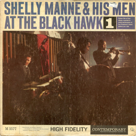 Shelly Manne & His Men : At The Black Hawk Vol. 1 (LP, Album, Mono)