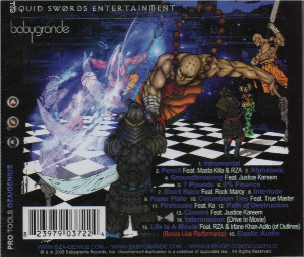 GZA / The Genius : Pro Tools (CD, Album)