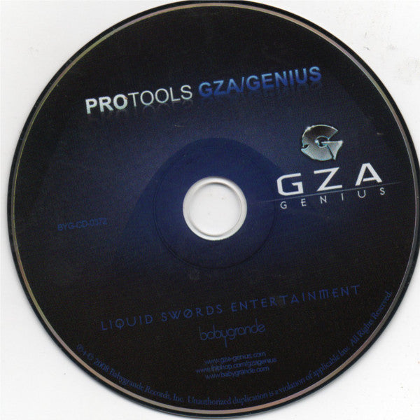 GZA / The Genius : Pro Tools (CD, Album)