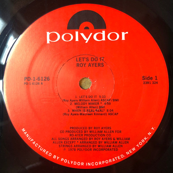 Roy Ayers : Let's Do It (LP, Album, PRC)