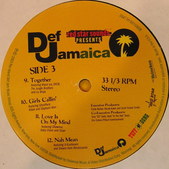 Various : Red Star Sounds Presents Def Jamaica (2xLP, Comp)