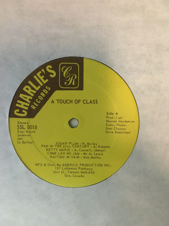 Carl "Beaver" Henderson : A Touch of Class (LP)