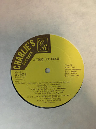 Carl "Beaver" Henderson : A Touch of Class (LP)