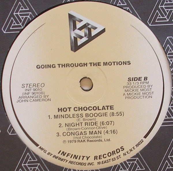 Hot Chocolate : Going Through The Motions (LP, Album)