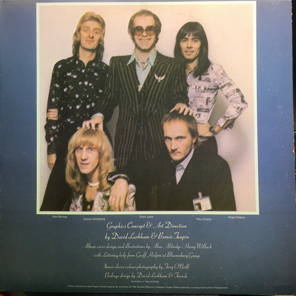 Elton John : Captain Fantastic And The Brown Dirt Cowboy (LP, Album, Gat)