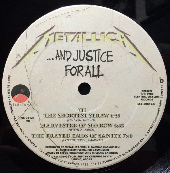 Metallica : ...And Justice For All (2xLP, Album)