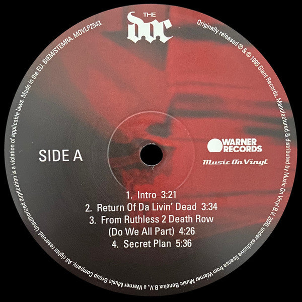 The D.O.C. : Helter Skelter (2xLP, Album, RE, 180)