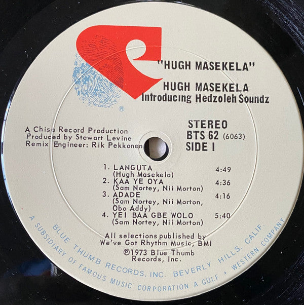 Hugh Masekela Introducing Hedzoleh Soundz : Masekela Introducing Hedzoleh Soundz (LP, Album, Pit)