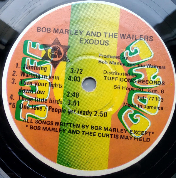 Bob Marley & The Wailers : Exodus (LP, Album)