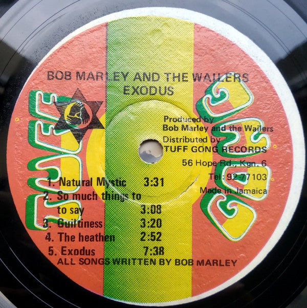 Bob Marley & The Wailers : Exodus (LP, Album)