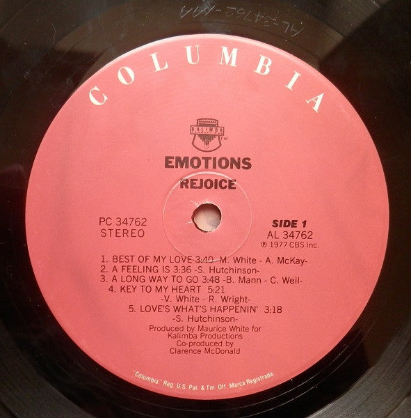 The Emotions : Rejoice (LP)