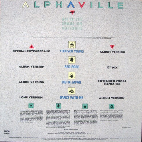 Alphaville : The Singles Collection (LP, Comp)