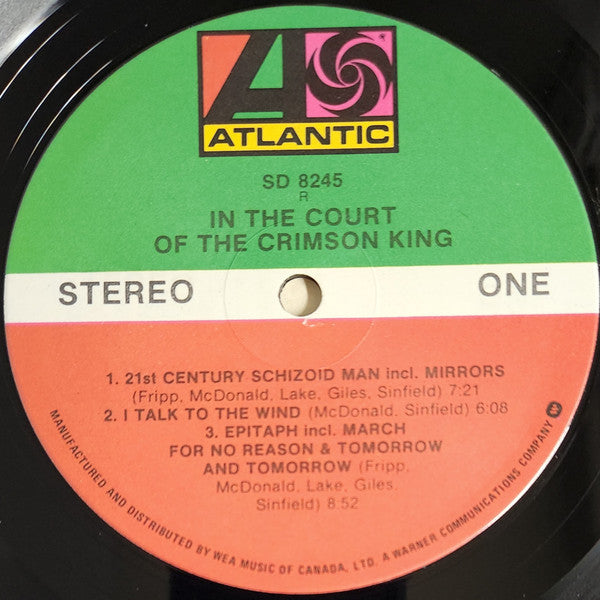 King Crimson : In The Court Of The Crimson King (An Observation By King Crimson) (LP, Album, RE)