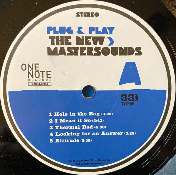 The New Mastersounds Featuring Dionne Charles : Plug & Play (LP, Album)