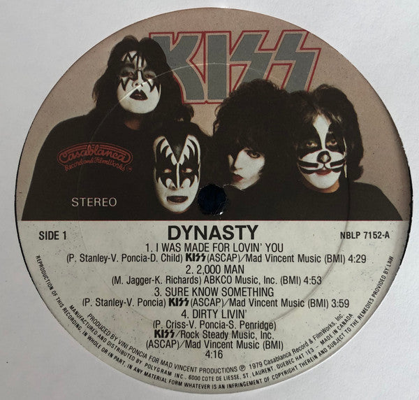 Kiss : Dynasty (LP, Album)