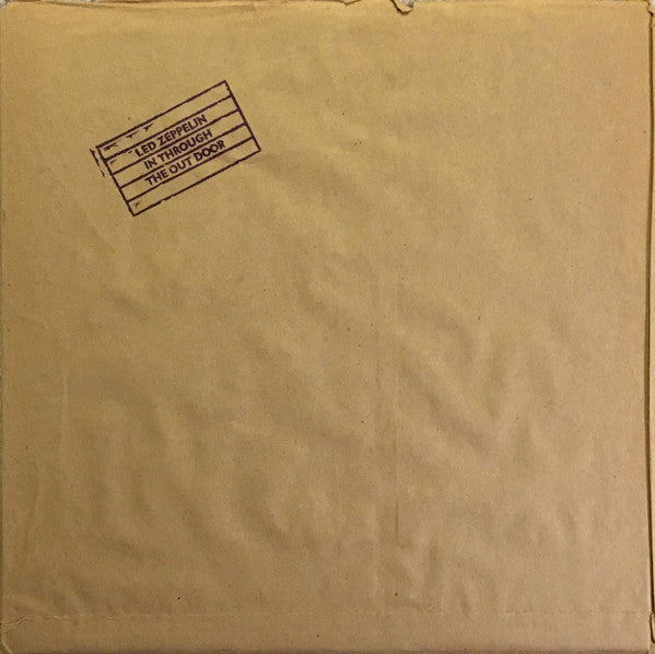 Led Zeppelin : In Through The Out Door (LP, Album, RE, "A")