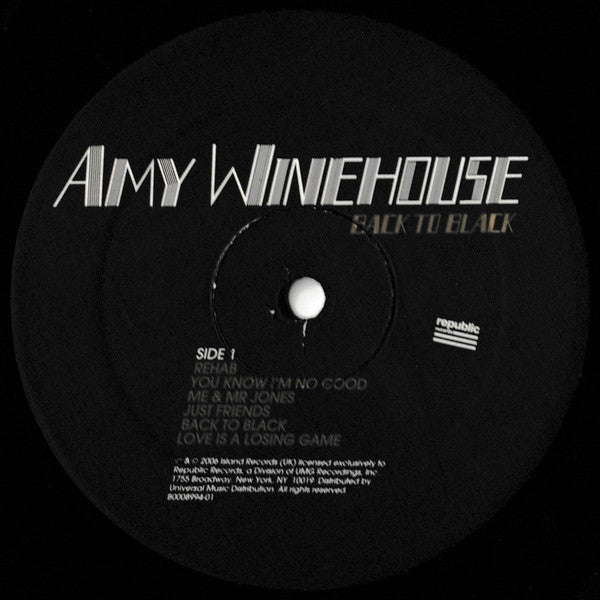 Amy Winehouse : Back To Black (LP, Album, RE)