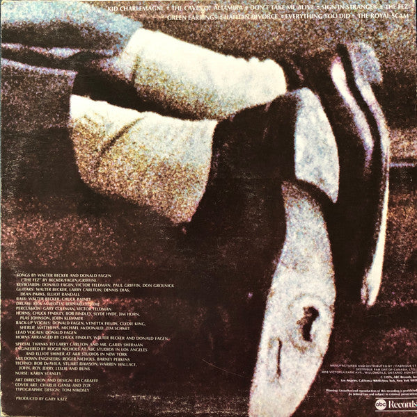 Steely Dan : The Royal Scam (LP, Album, Lab)