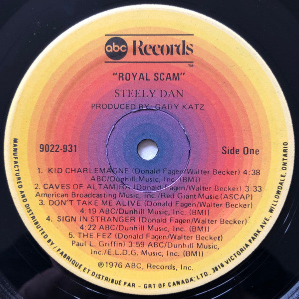 Steely Dan : The Royal Scam (LP, Album, Lab)