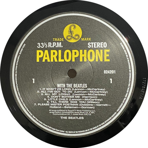 The Beatles : With The Beatles (LP, Album, RE, RM, Cal)