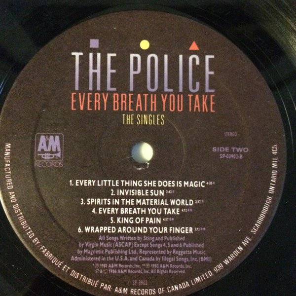 The Police : Every Breath You Take (The Singles) (LP, Comp, RM)