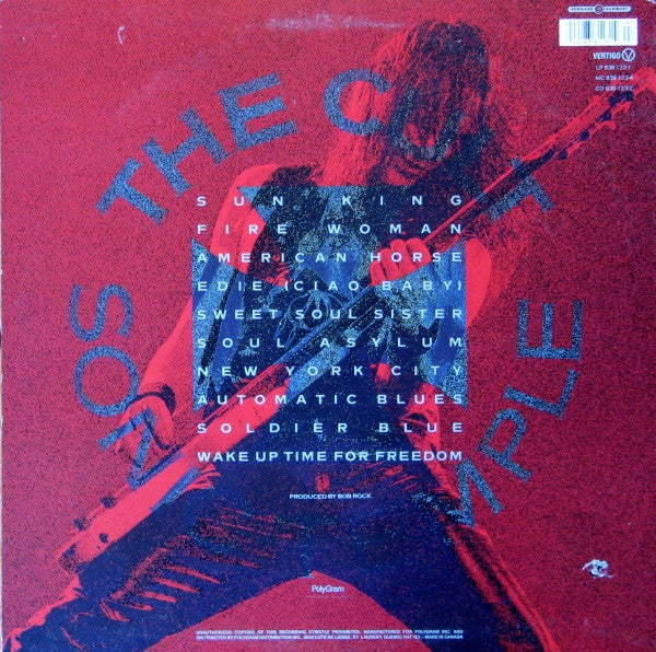 The Cult : Sonic Temple (LP, Album, M/Print)