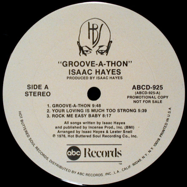 Isaac Hayes : Groove-A-Thon (LP, Album, Promo)