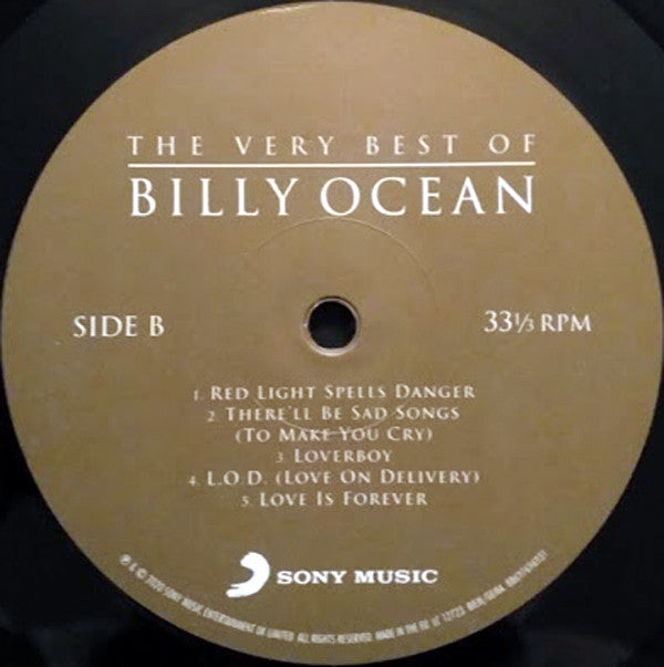 Billy Ocean : The Very Best Of Billy Ocean (LP, Comp)