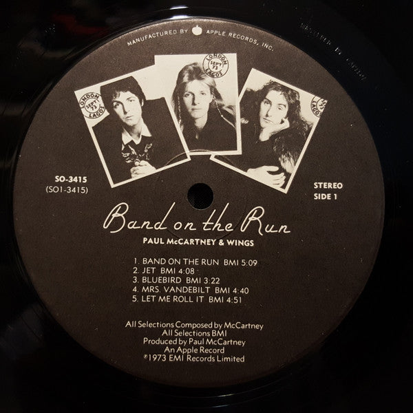 Wings (2) : Band On The Run (LP, Album)