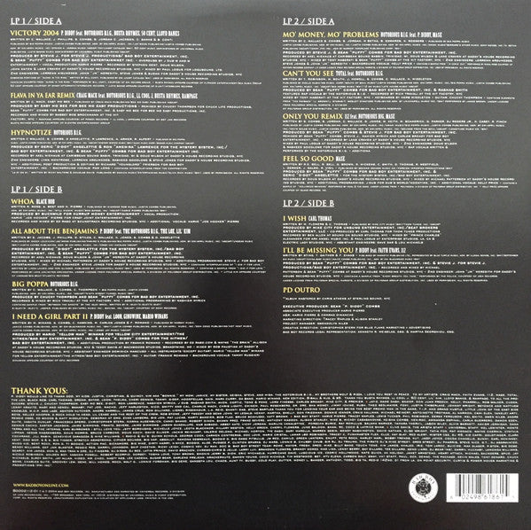Various : Bad Boy's 10th Anniversary...The Hits (2xLP, Comp)