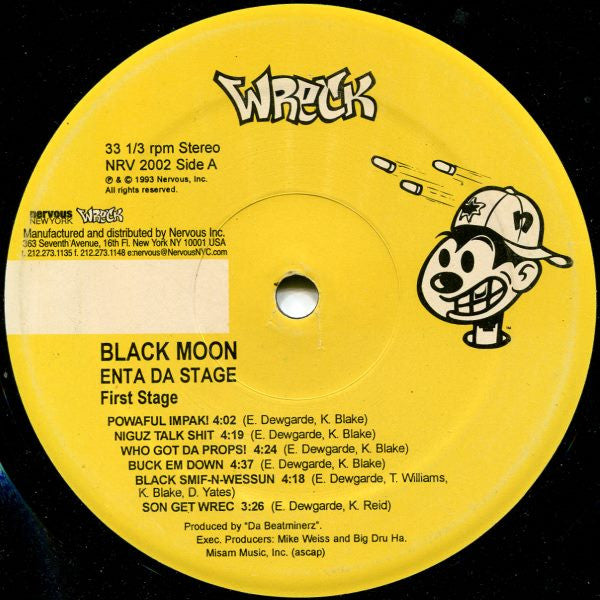 Black Moon : Enta Da Stage (LP, Album, RP)