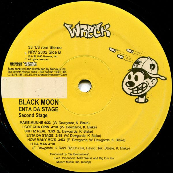 Black Moon : Enta Da Stage (LP, Album, RP)