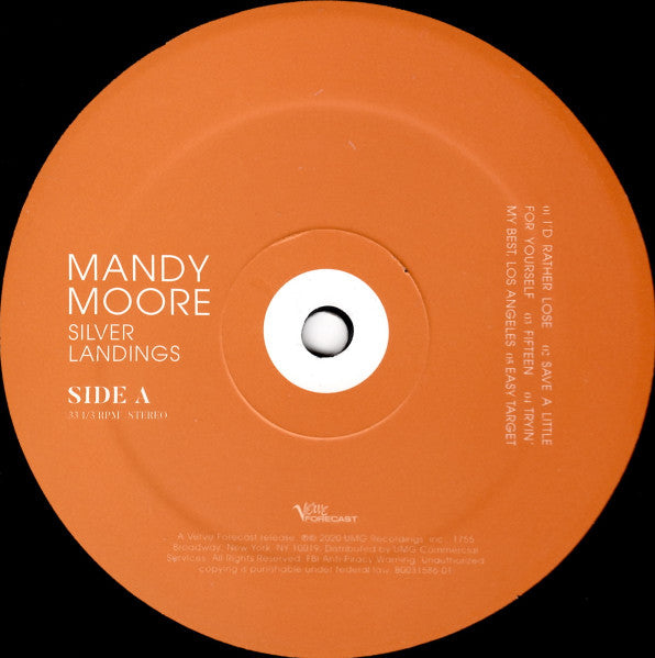 Mandy Moore : Silver Landings (LP, Album)